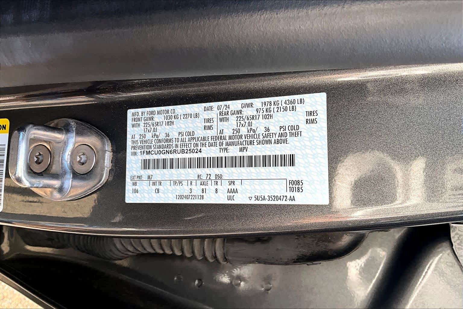 Used 2024 Ford Escape Active FWD image 36