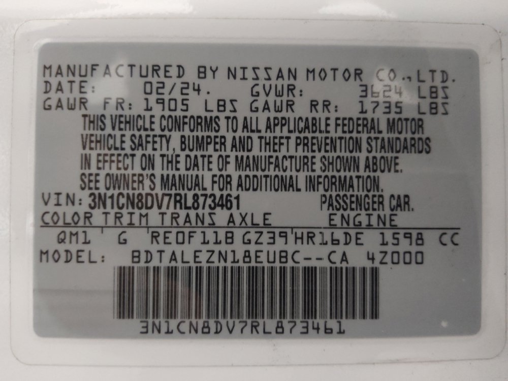 Used 2024 Nissan Versa S w/ S Plus Package FWD image 33