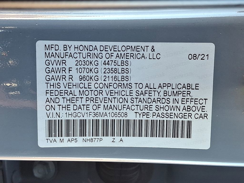 Used 2021 Honda Accord Sport image 28