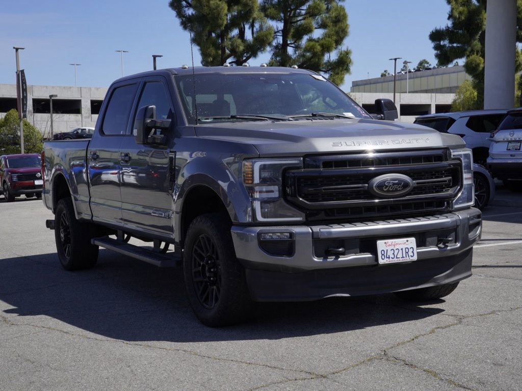 Used 2022 Ford F250 Lariat w/ Black Appearance Package AWD/4WD video 2
