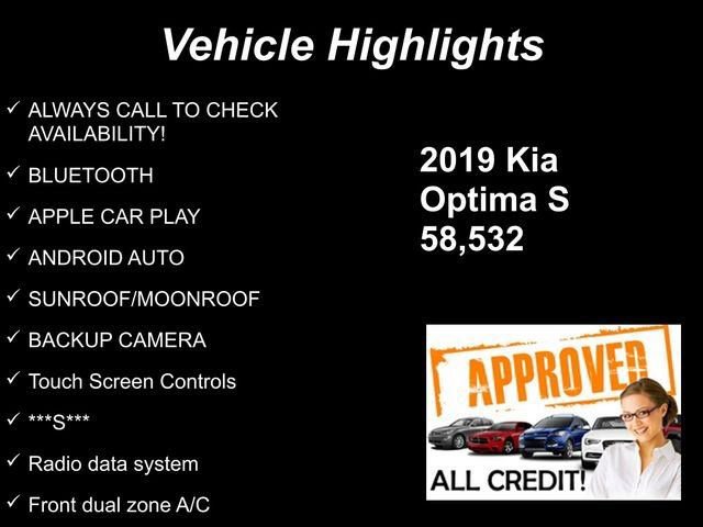 Used 2019 Kia Optima S w/ S Panoramic Sunroof Package image 10