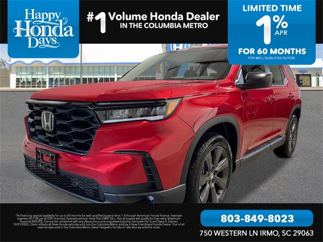 New 2025 Honda Pilot Sport