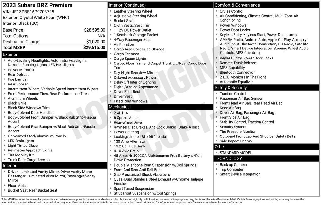 Used 2023 Subaru BRZ Premium image 3