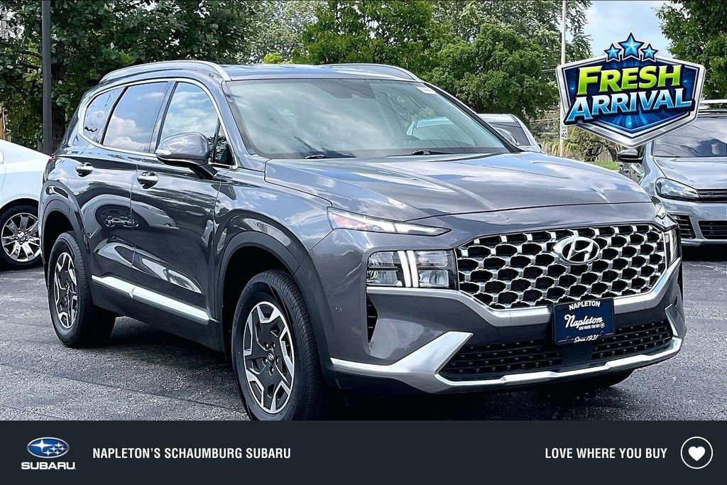 Used 2021 Hyundai Santa Fe Blue