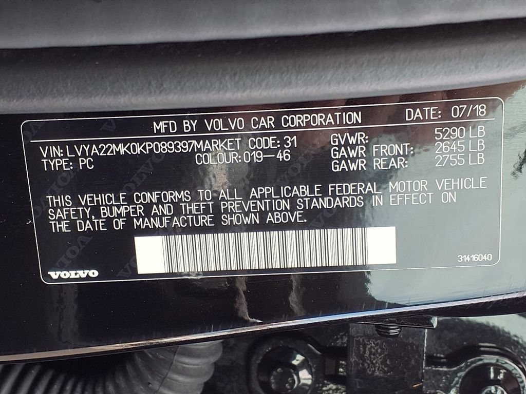 Used 2019 Volvo S90 T6 Momentum w/ Advanced Package AWD/4WD image 23