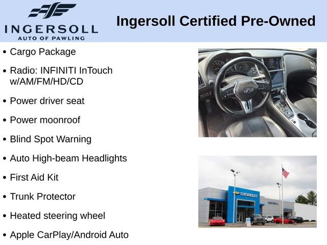 Used 2021 INFINITI Q60 3.0t Luxe w/ Cargo Package AWD/4WD image 10