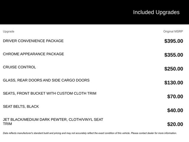 Certified 2024 Chevrolet Express 2500 w/ Driver Convenience Package image 6