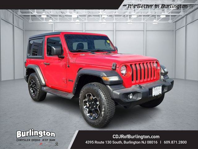 Certified 2021 Jeep Wrangler Sport AWD/4WD image 1