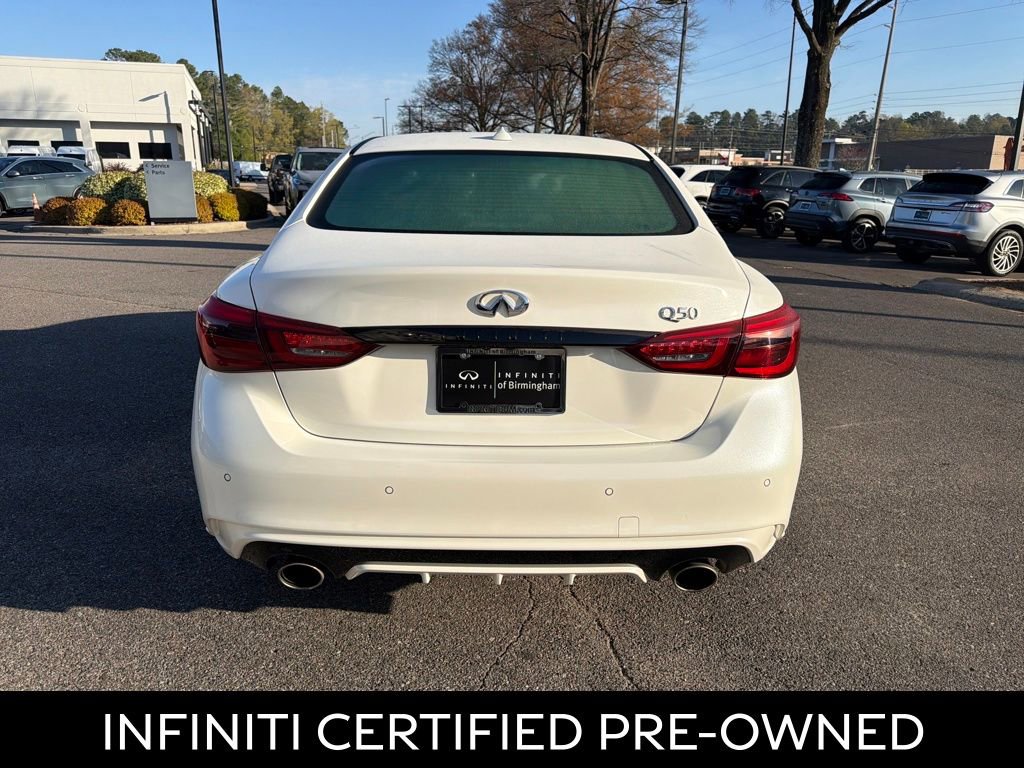 Certified 2024 INFINITI Q50 Sensory image 11