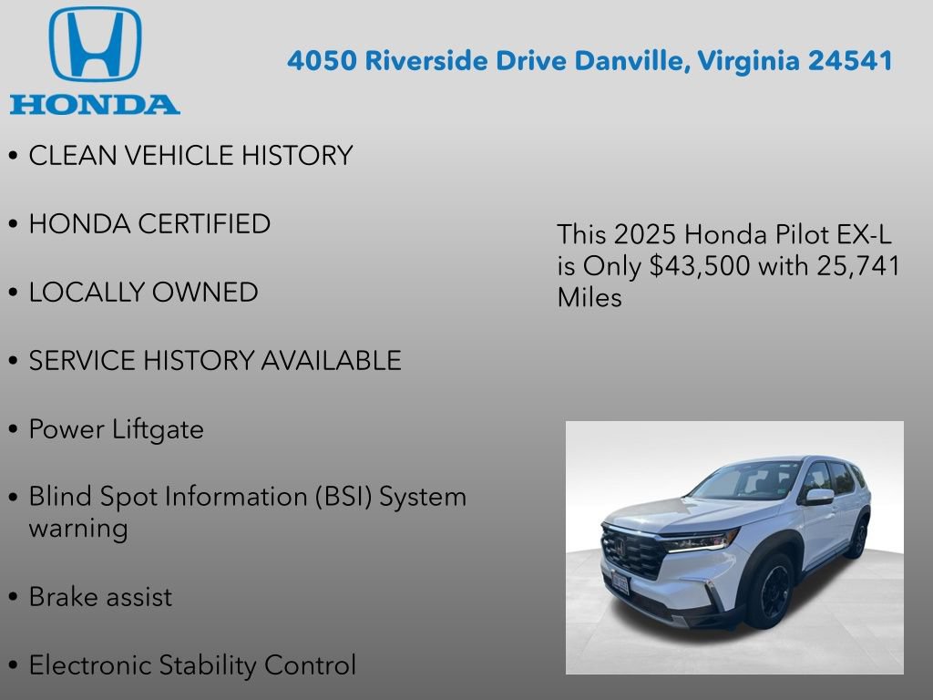 Used 2025 Honda Pilot EX-L image 7