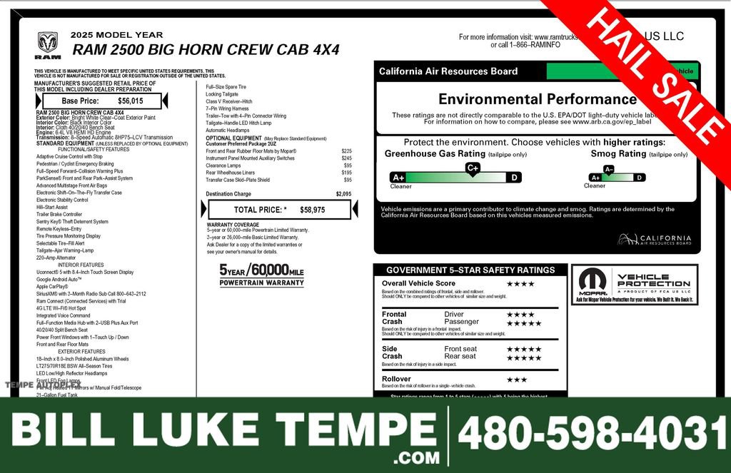 Used 2025 RAM 2500 Big Horn image 1