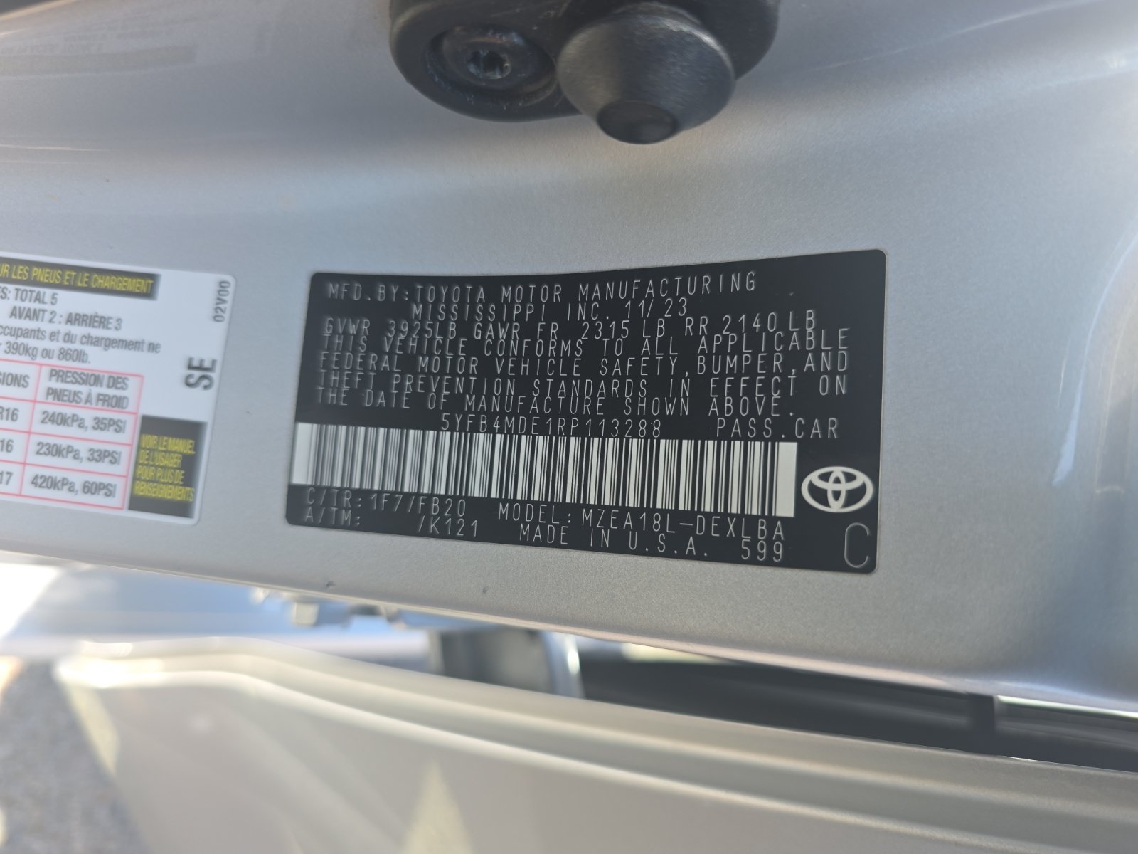 Used 2024 Toyota Corolla LE FWD image 25