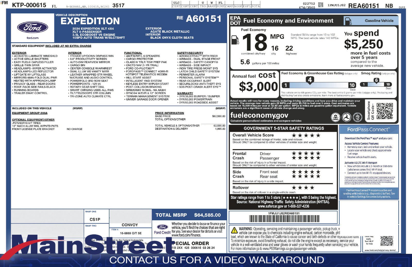 Used 2024 Ford Expedition XLT AWD/4WD image 33