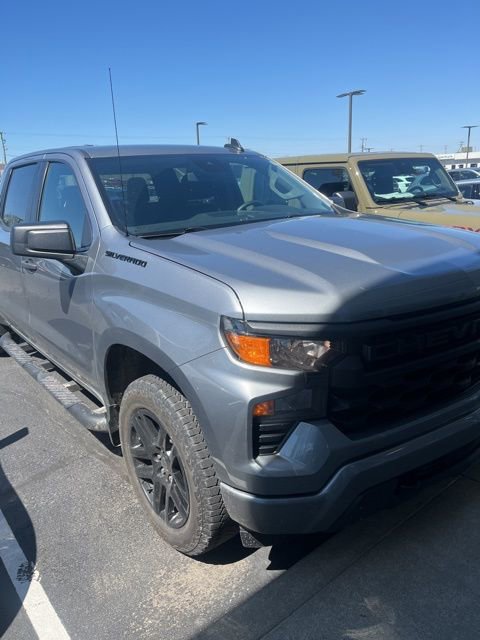 Used 2024 Chevrolet Silverado 1500 Custom w/ Turbomax Blackout Package AWD/4WD image 8