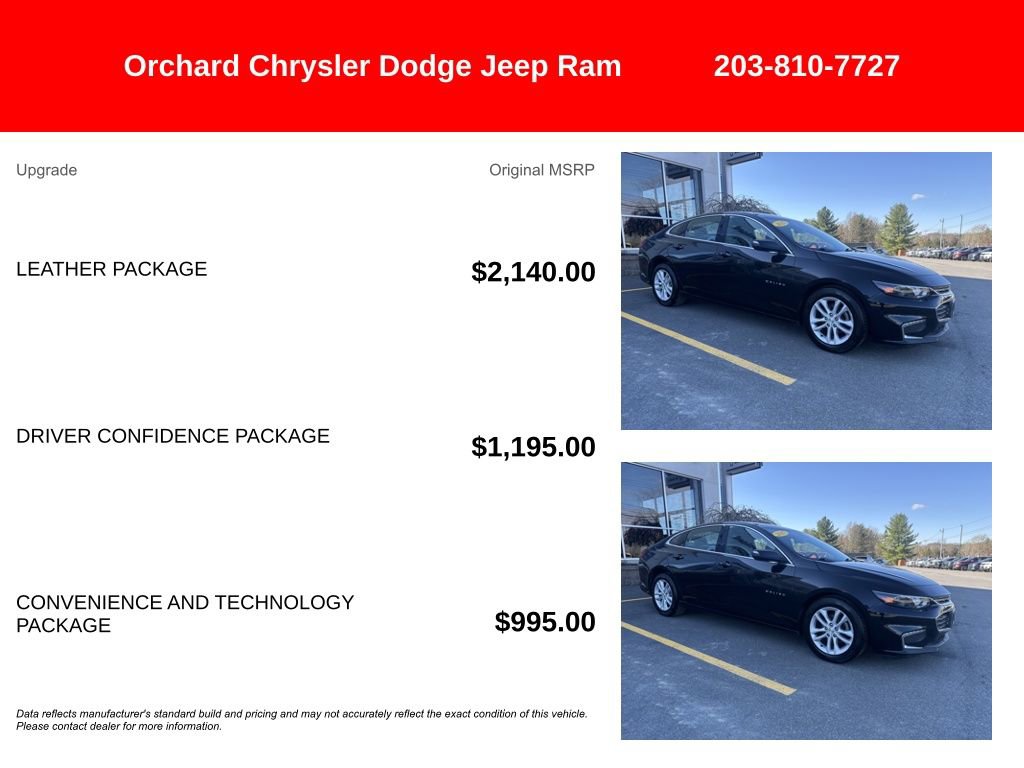 Used 2017 Chevrolet Malibu LT w/ Leather Package image 5