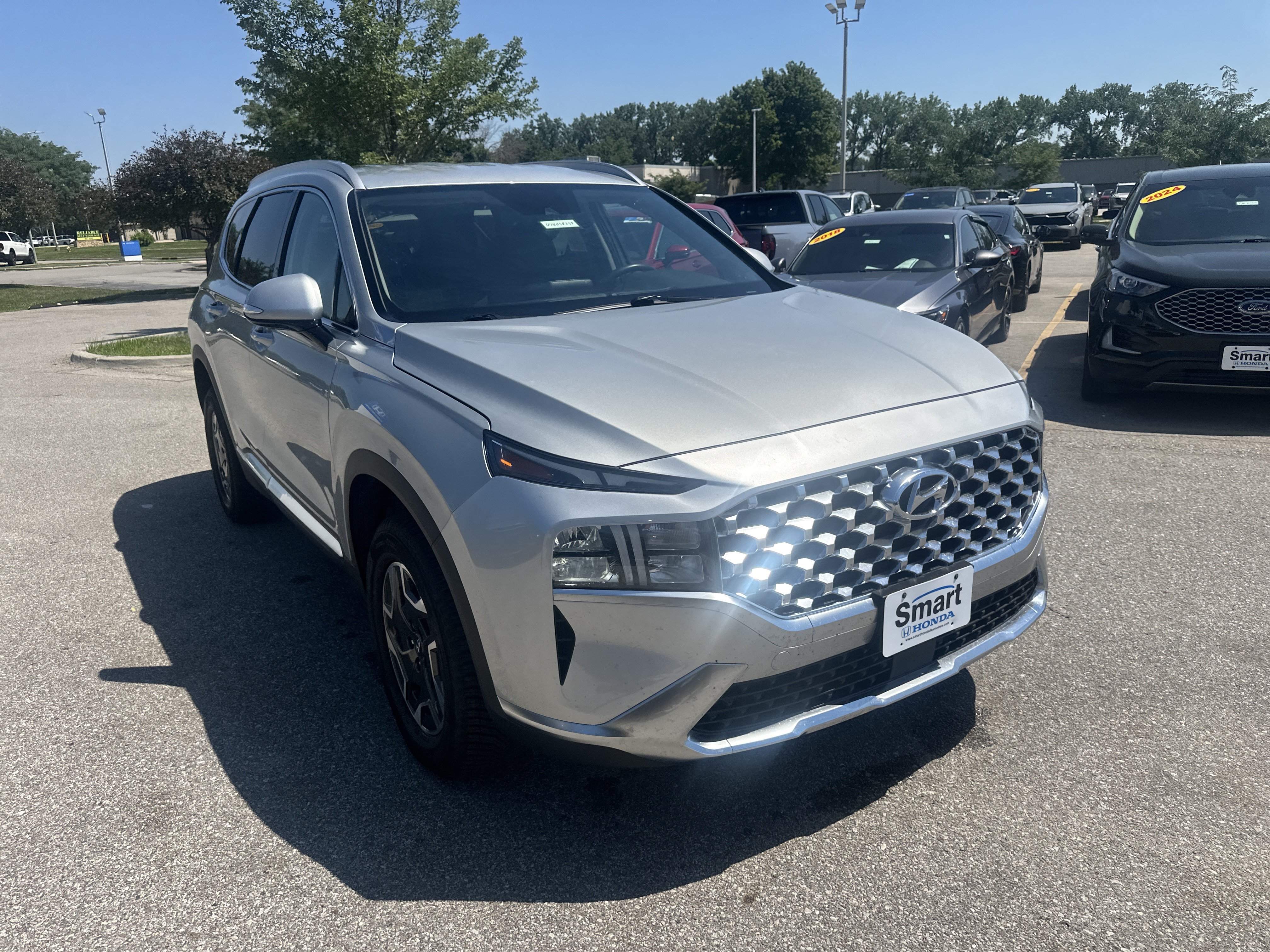Used 2022 Hyundai Santa Fe Blue AWD/4WD image 1