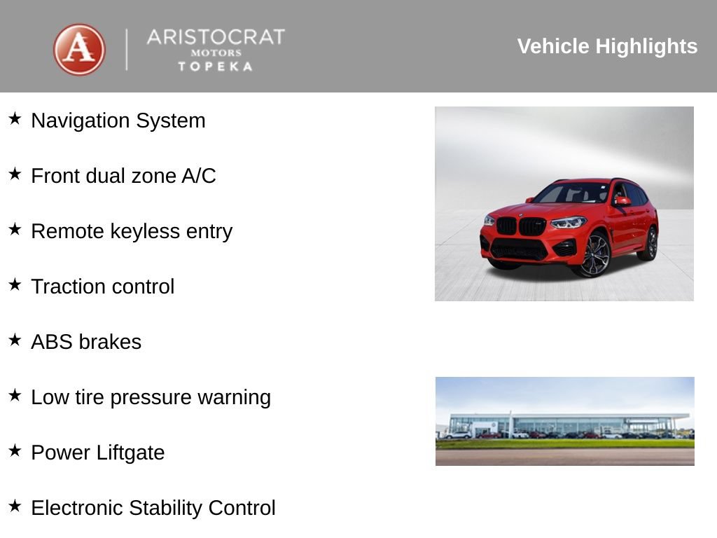 Used 2020 BMW X3 M AWD/4WD image 2