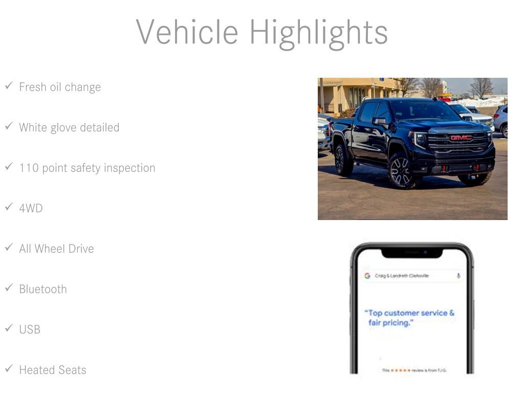 Used 2024 GMC Sierra 1500 AT4 w/ Technology Package image 6