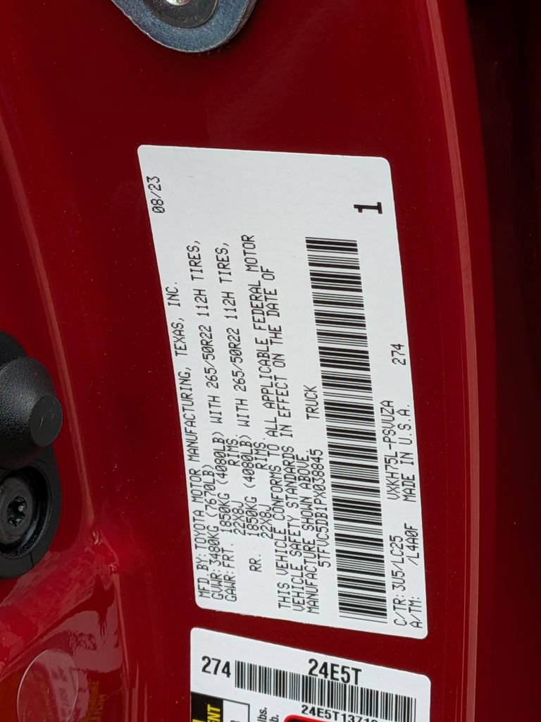 Used 2023 Toyota Tundra Capstone AWD/4WD image 34