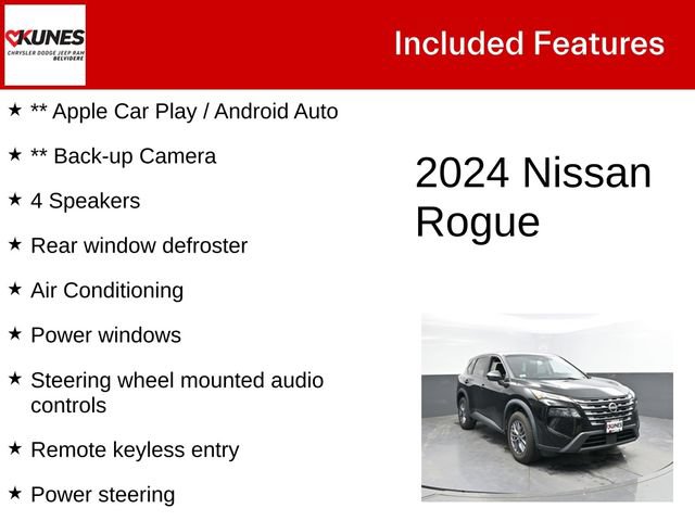 Used 2024 Nissan Rogue S AWD/4WD image 3