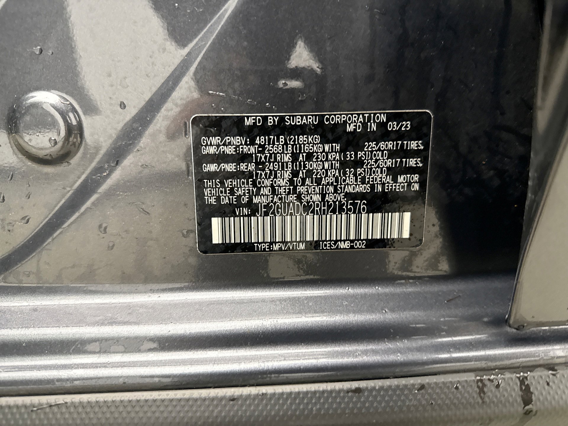 Used 2024 Subaru Crosstrek 2.0i Premium image 11