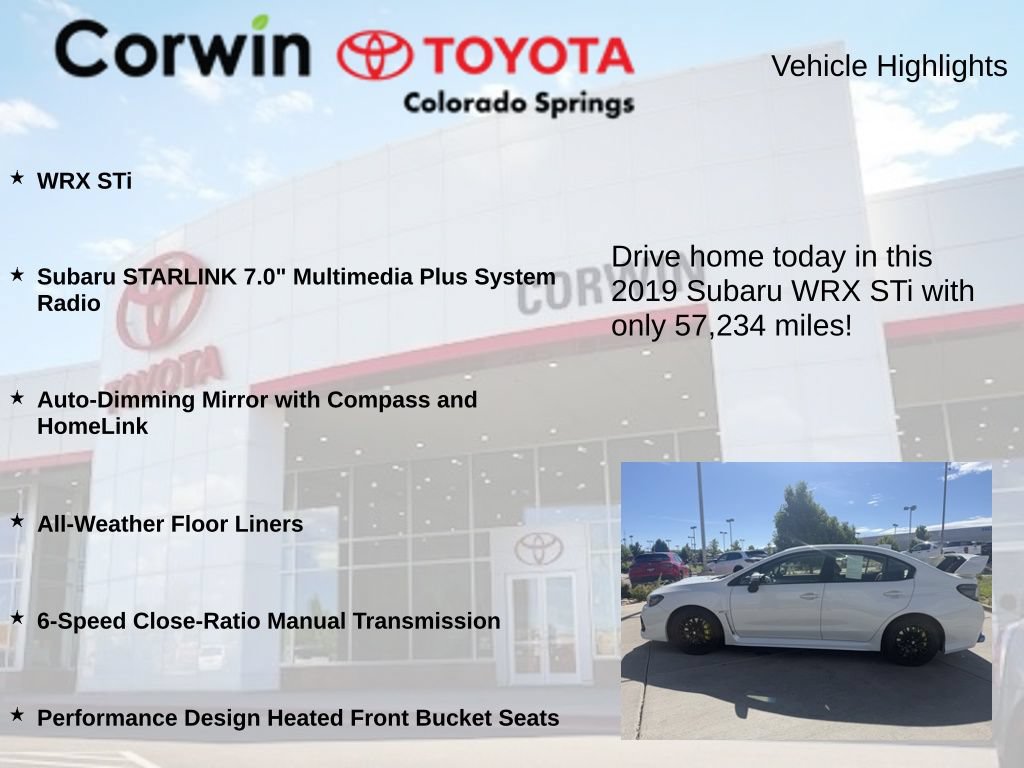 Used 2019 Subaru WRX STI AWD/4WD image 6
