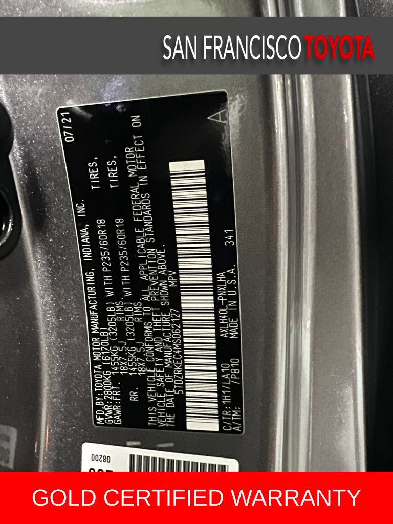 Certified 2021 Toyota Sienna Limited image 49