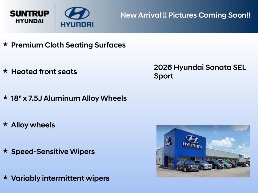 New 2026 Hyundai Sonata SEL AWD/4WD image 3