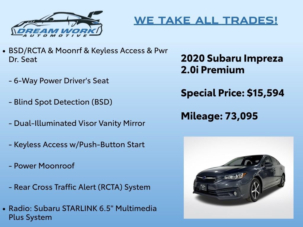 Used 2020 Subaru Impreza 2.0i Premium image 2