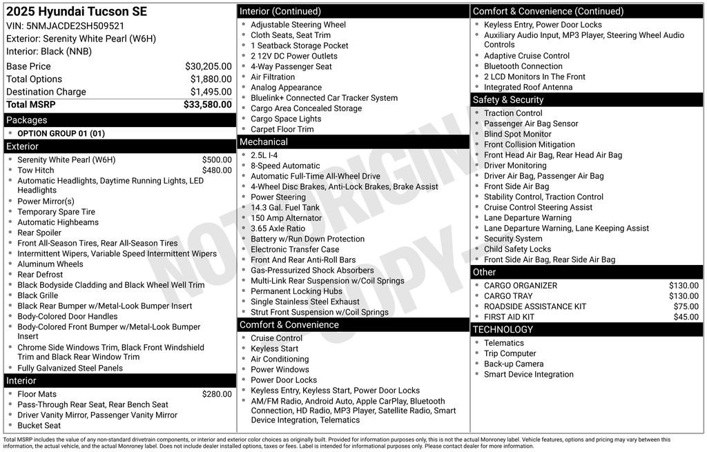 Used 2025 Hyundai Tucson SE image 5