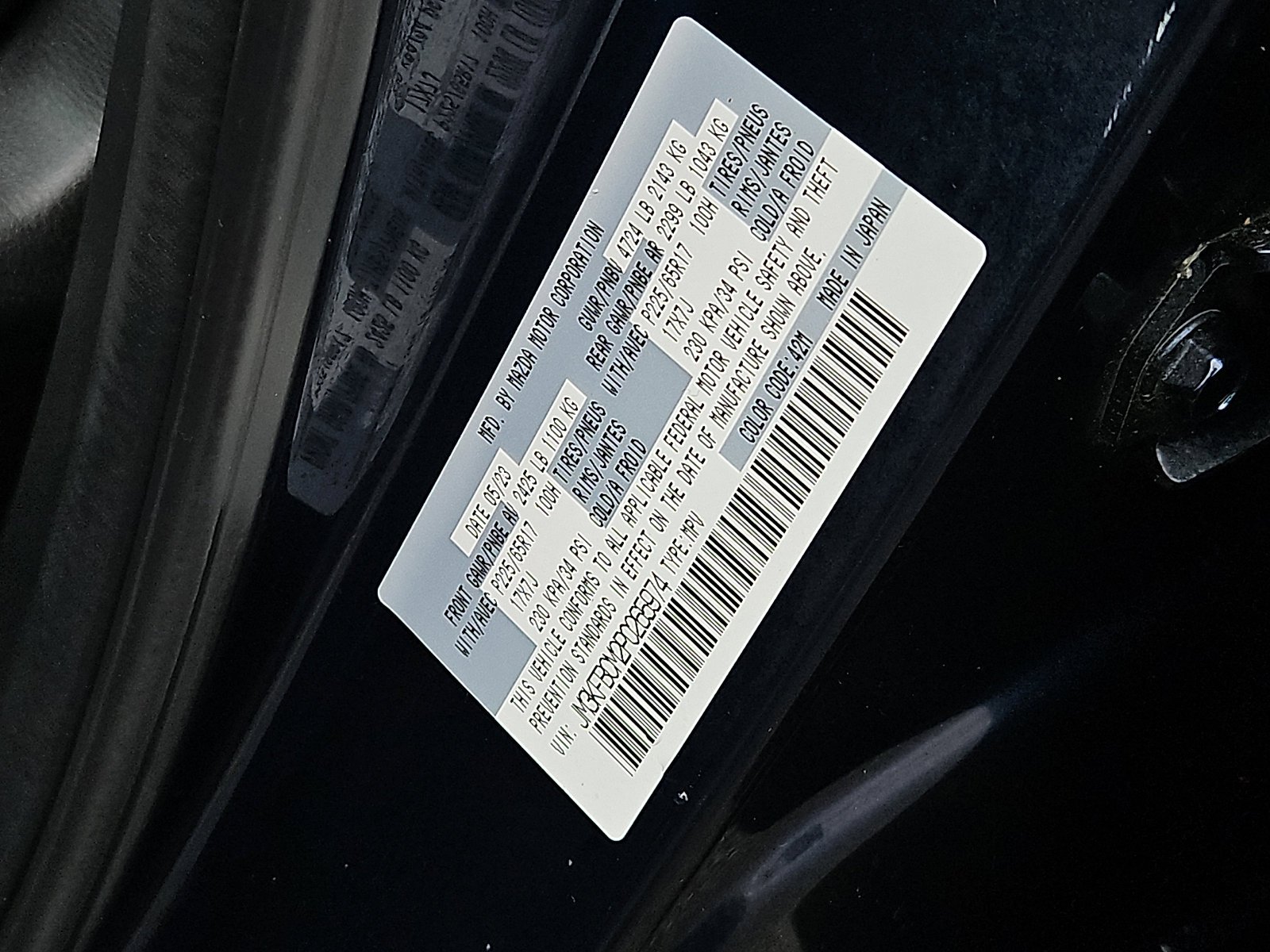 Used 2023 MAZDA CX-5 AWD 2.5 S w/ Preferred Package image 27