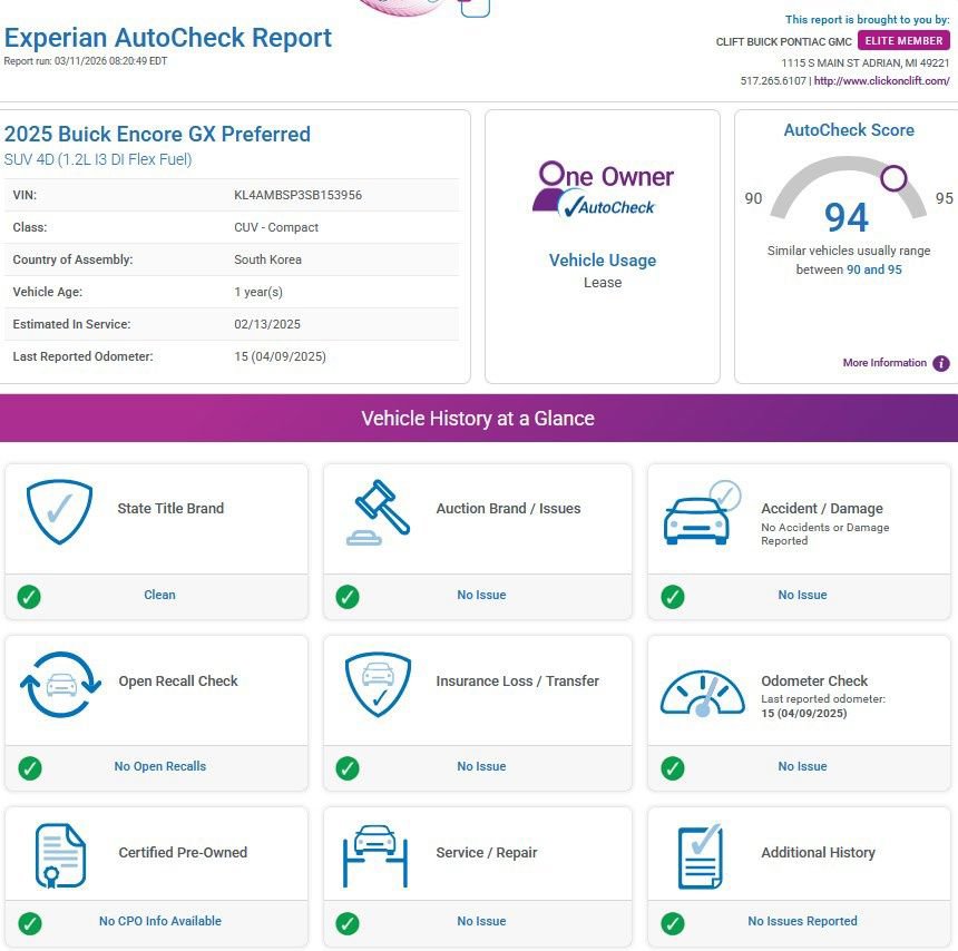 Used 2025 Buick Encore GX Preferred w/ Comfort Package image 2