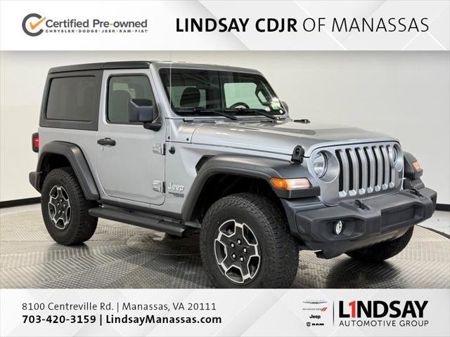 Certified 2021 Jeep Wrangler Sport