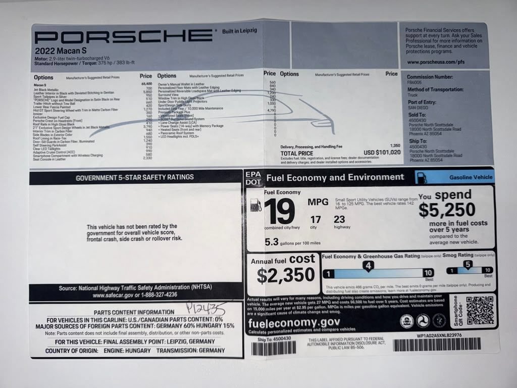 Used 2022 Porsche Macan S AWD/4WD image 47