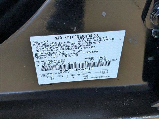 Used 2022 Ford EcoSport SE w/ SE Convenience Package image 26