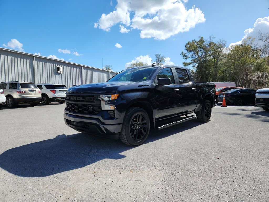 Used 2023 Chevrolet Silverado 1500 Custom w/ LPO, Dark Essentials Package RWD image 2