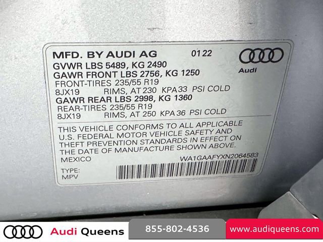 Certified 2022 Audi Q5 2.0T Premium w/ Convenience Package image 36
