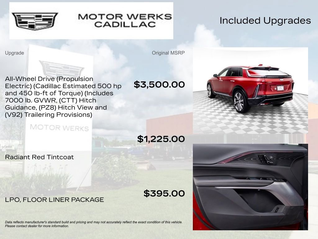 Certified 2024 Cadillac Lyriq Luxury w/ LPO, Floor Liner Package image 9