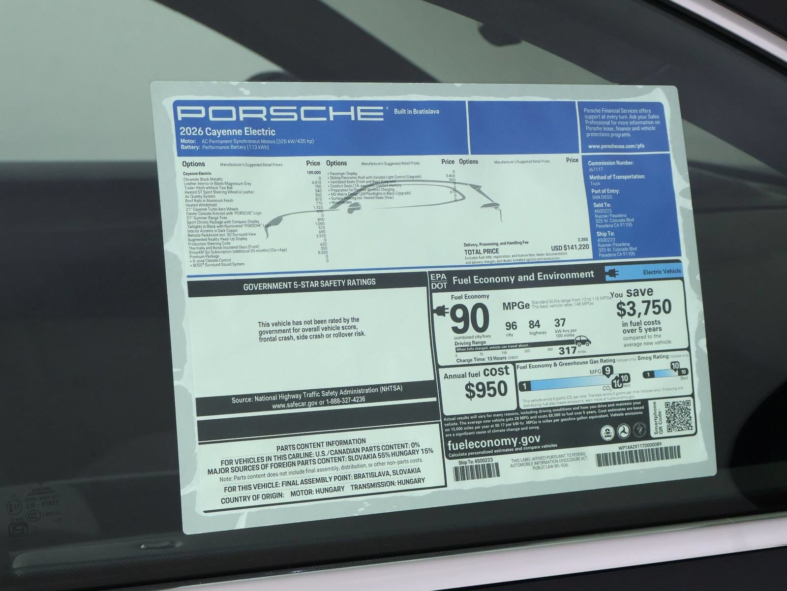 New 2026 Porsche Cayenne Electric AWD/4WD image 25