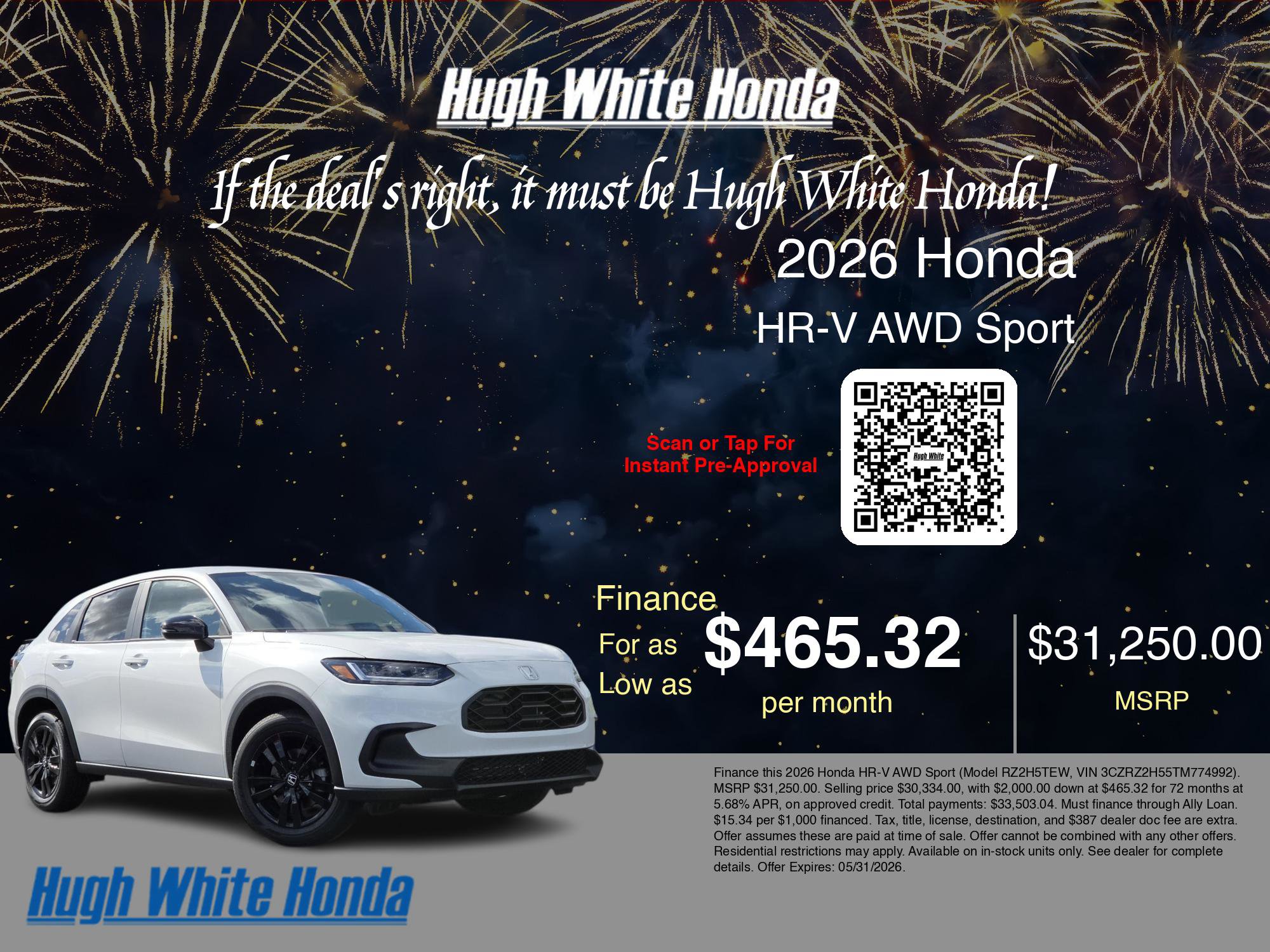 New 2026 Honda HR-V Sport image 7