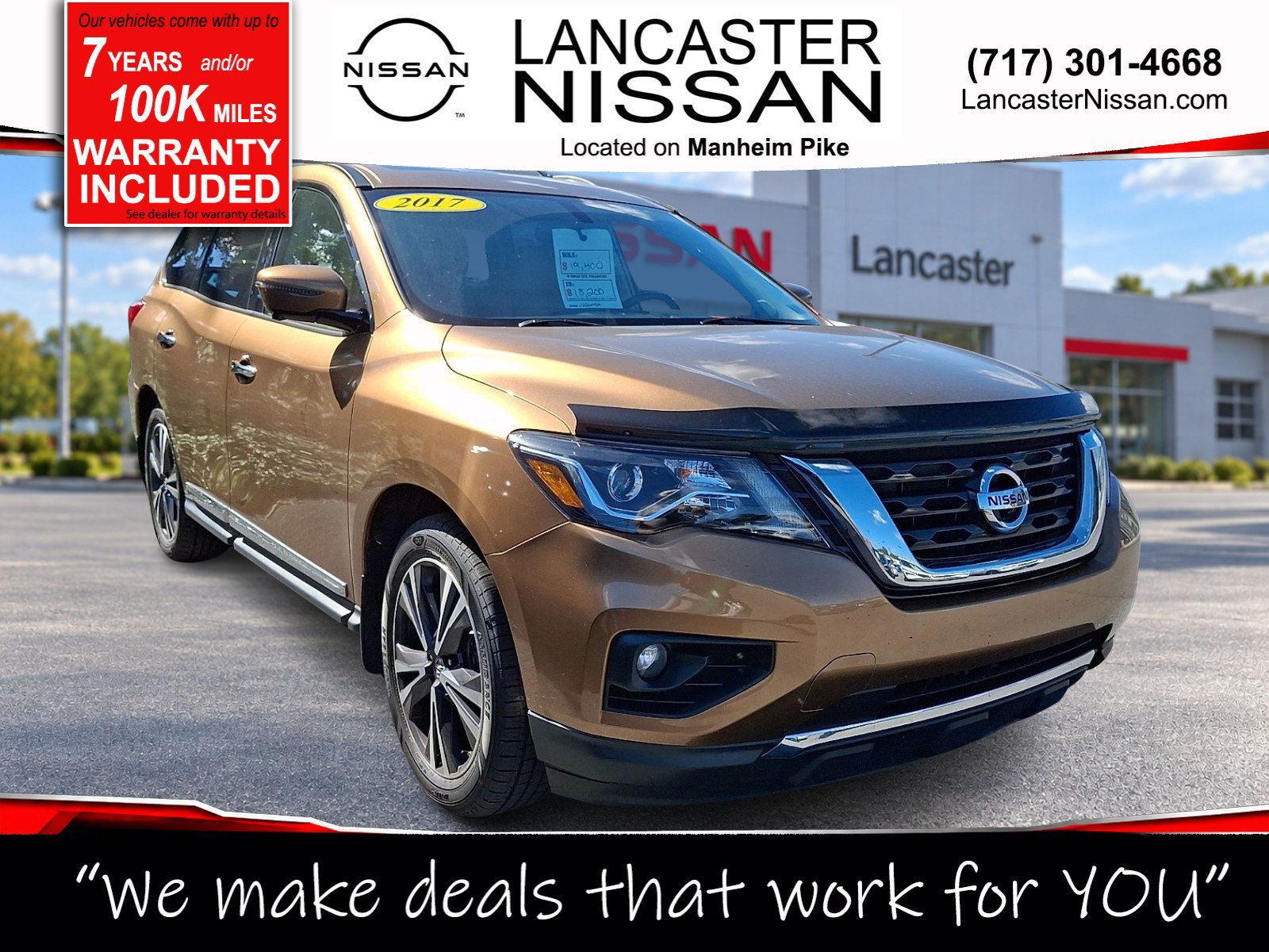 Used 2017 Nissan Pathfinder Platinum w/ Cargo Package