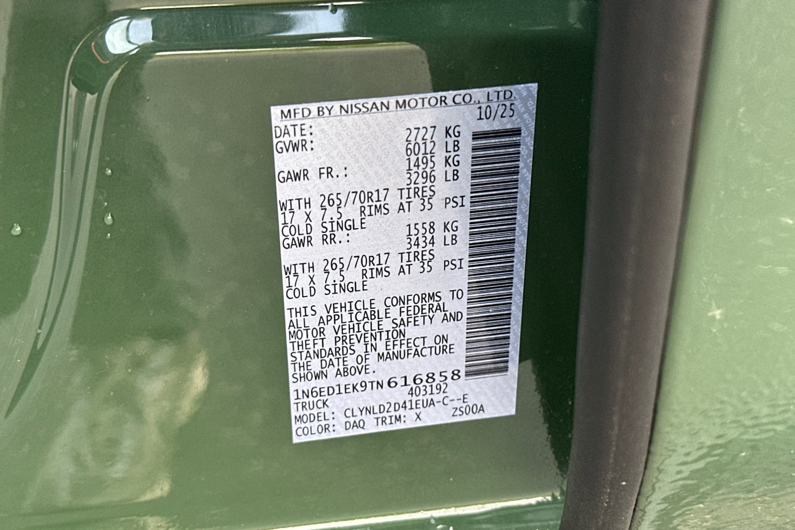 New 2026 Nissan Frontier PRO-4X w/ Pro-4x Convenience Package image 26