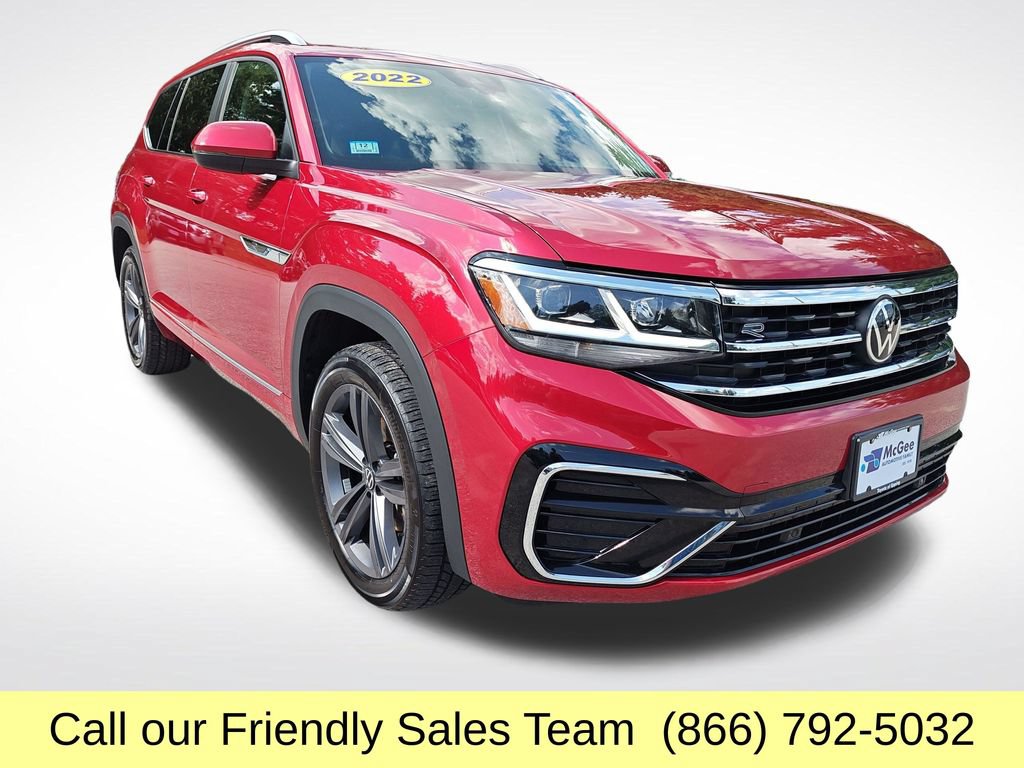 Used 2022 Volkswagen Atlas SEL R-Line AWD/4WD image 9