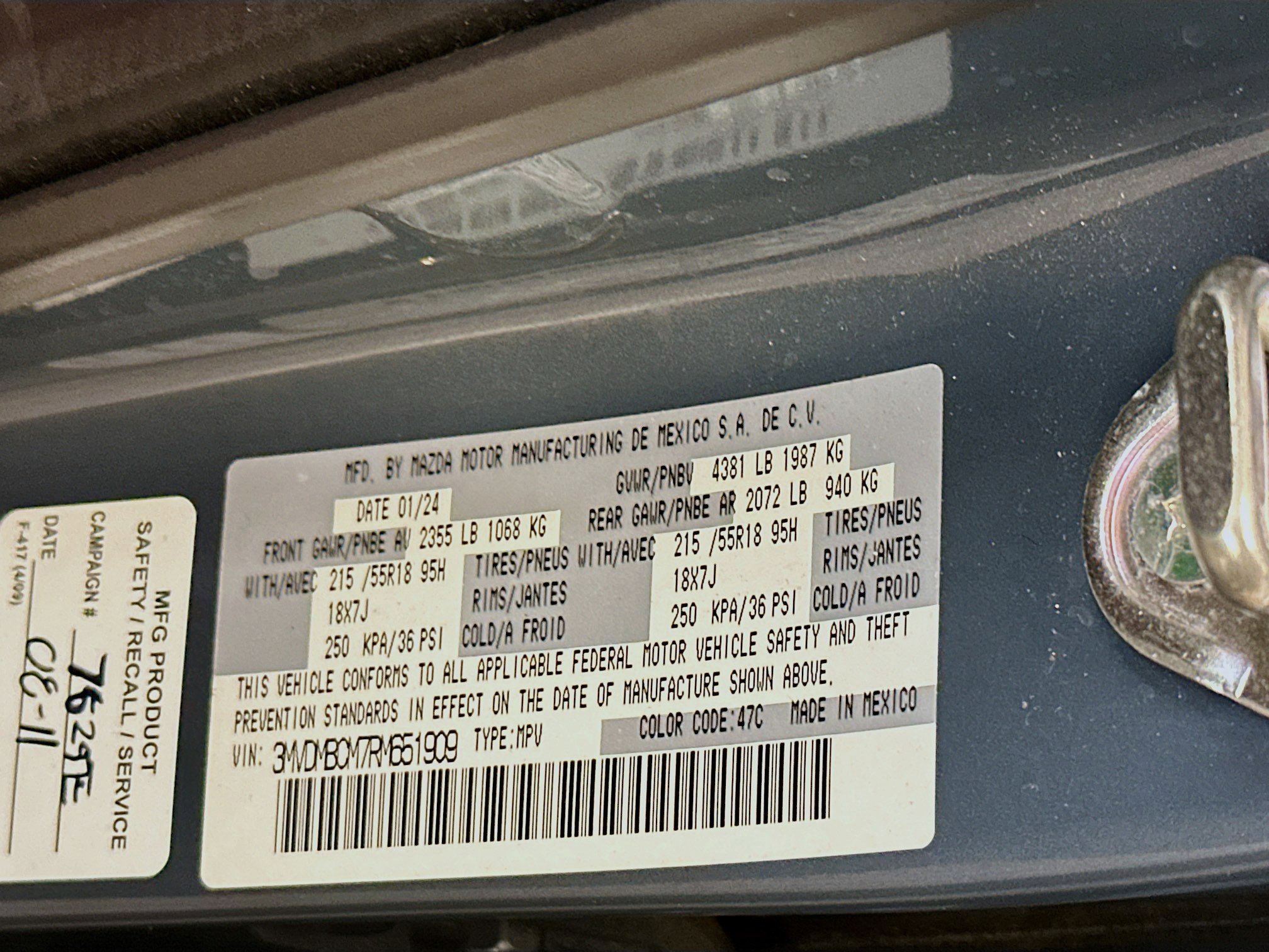 Used 2024 MAZDA CX-30 AWD 2.5 S w/ Preferred Package image 12