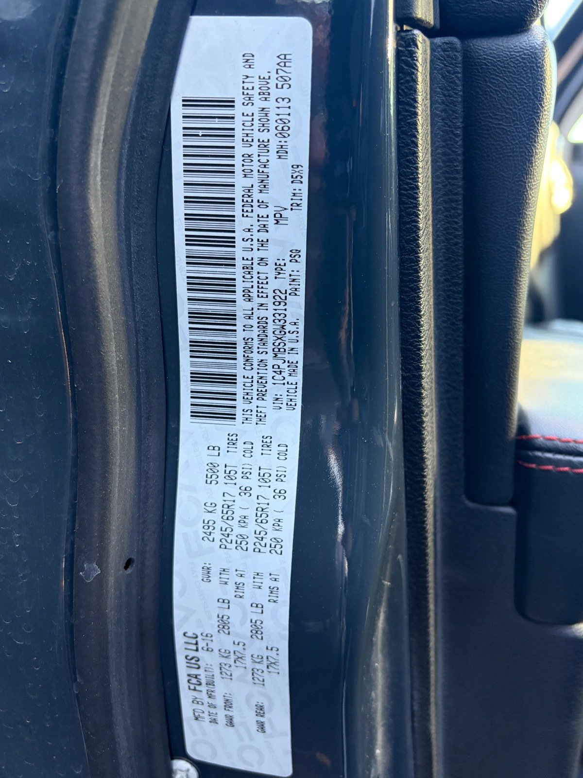 Used 2016 Jeep Cherokee Trailhawk image 11