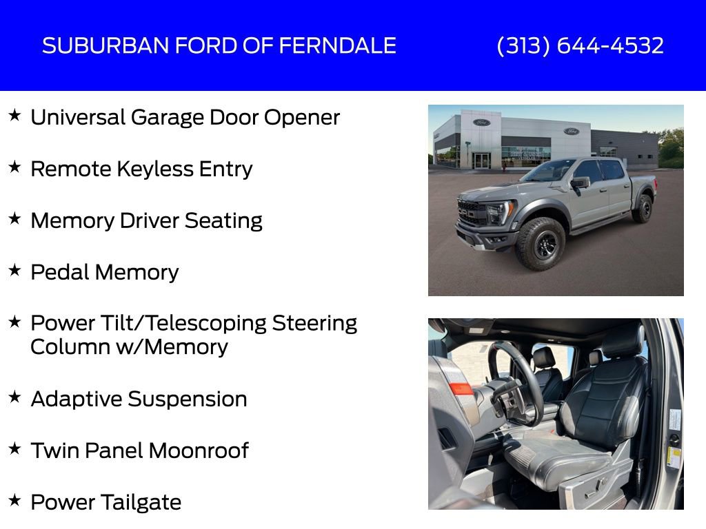 Used 2021 Ford F150 Raptor w/ Equipment Group 801A High AWD/4WD image 25