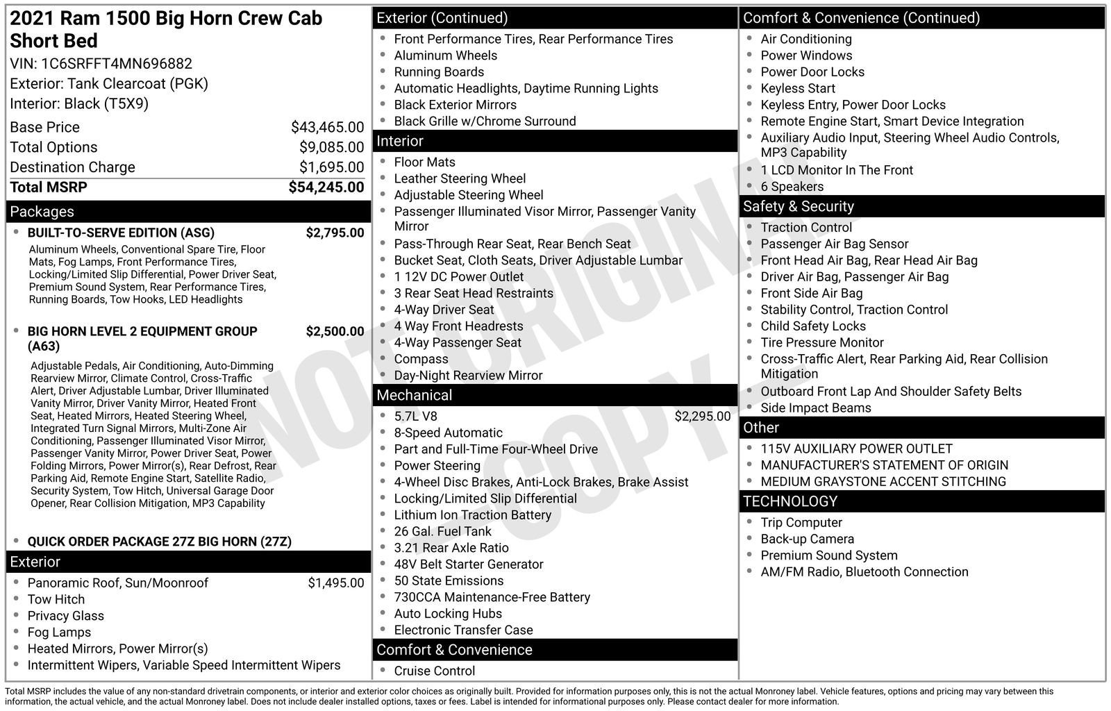 Used 2021 RAM 1500 Big Horn w/ Built-to-serve Edition image 4