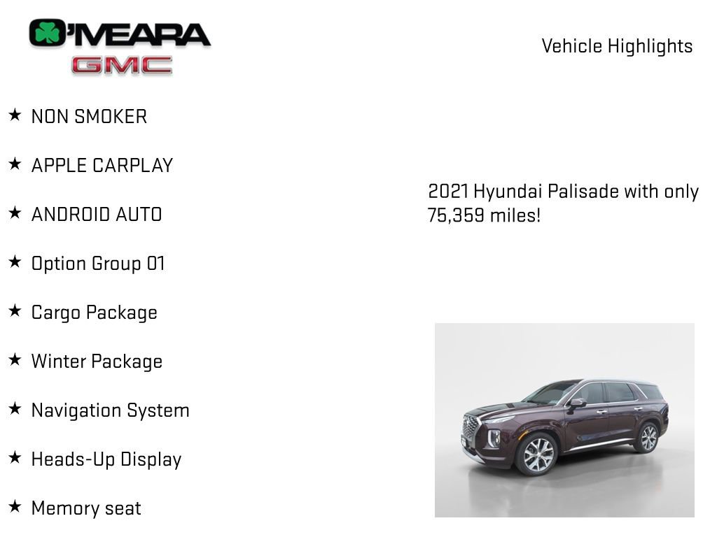 Used 2021 Hyundai Palisade Limited w/ Winter Package image 7