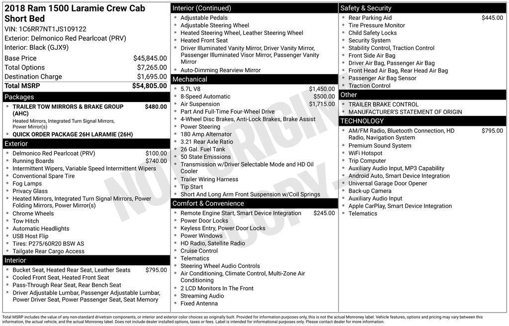 Used 2018 RAM 1500 Laramie image 13