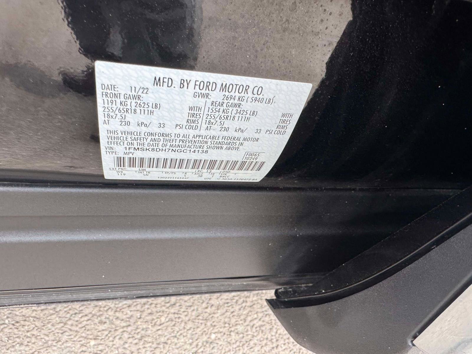 Certified 2022 Ford Explorer XLT w/ Equipment Group 202A AWD/4WD image 20